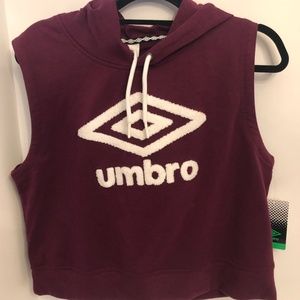 Women’s Umbro Hooded Crop Top L